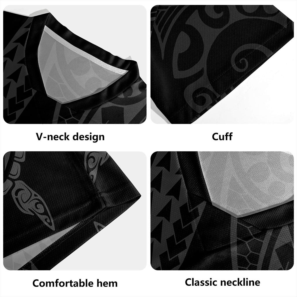 Hawaii Rugby Jersey Polynesian Tribal Turtle