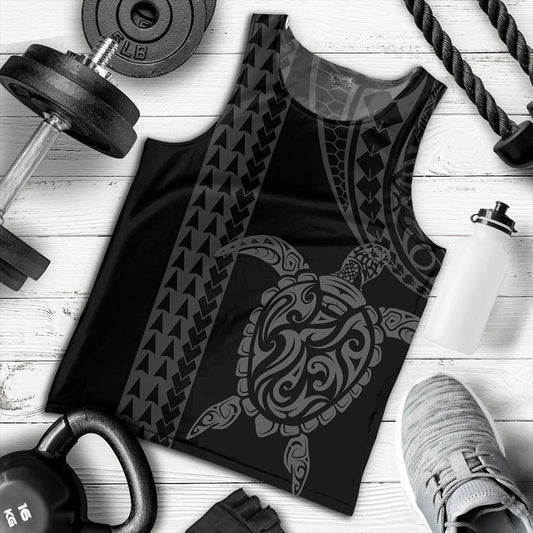 Hawaii Tank Top Polynesian Tribal Turtle