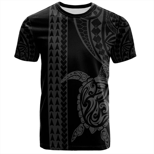 Hawaii T-Shirt Polynesian Tribal Turtle