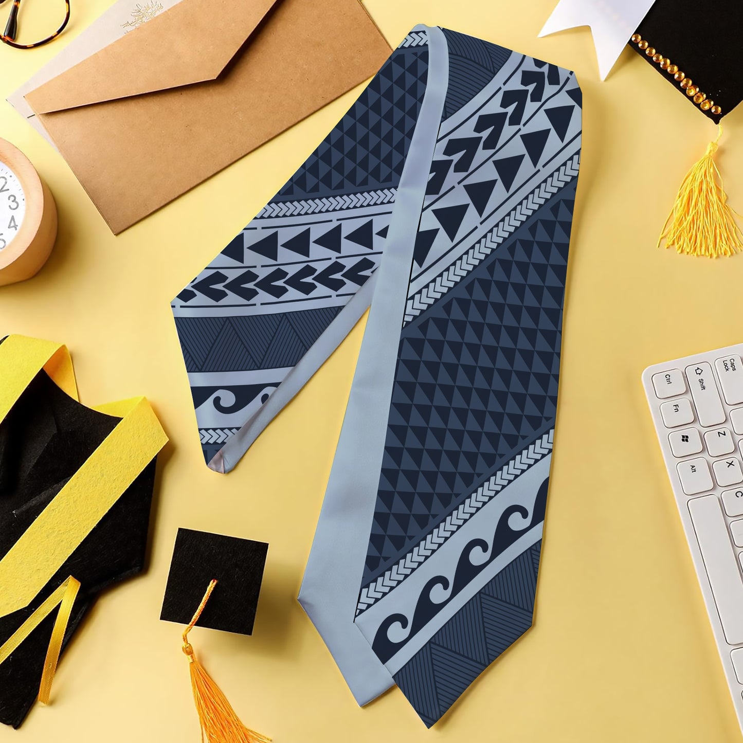 Hawaii Graduation Stole Polynesian Tribal