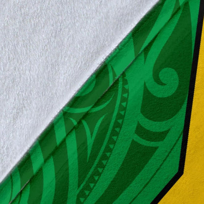 Polynesian Vanuatu Custom Personalised Premium Blanket - Vanuatu Flag and Coat Of Arms 18