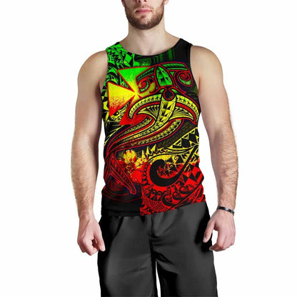 Polynesian Wallis and Futuna Men Tank Top - Reggae Shark Polynesian Tattoo