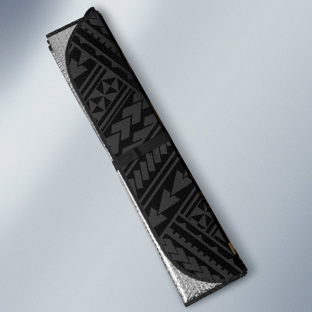 Polynesian Wallis and Futuna Sun Shades - Gold Tribal Wave
