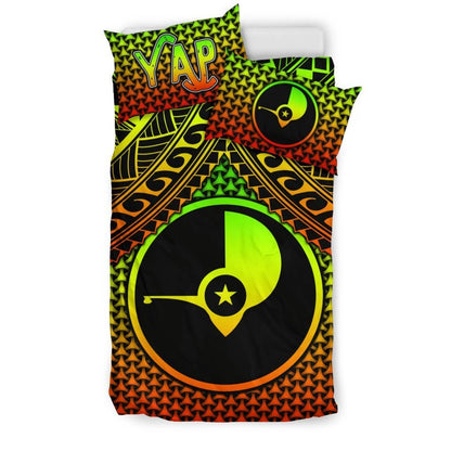 Polynesian Yap Bedding Set - Reggae Vintage Polynesian Patterns