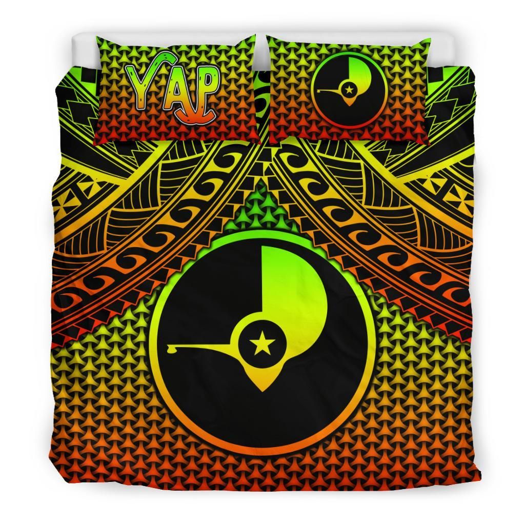 Polynesian Yap Bedding Set - Reggae Vintage Polynesian Patterns