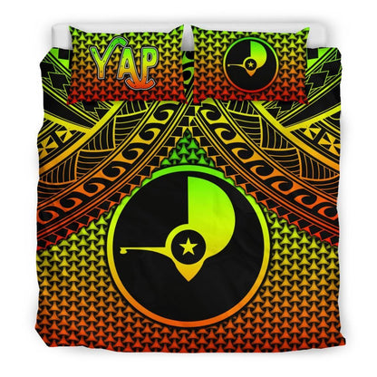 Polynesian Yap Bedding Set - Reggae Vintage Polynesian Patterns