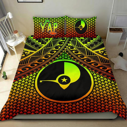 Polynesian Yap Bedding Set - Reggae Vintage Polynesian Patterns
