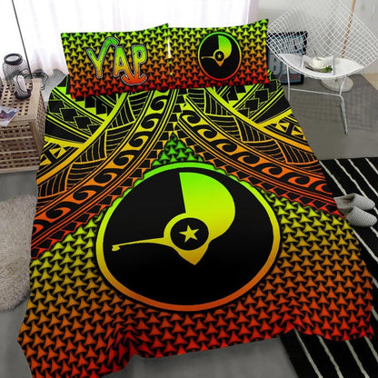 Polynesian Yap Bedding Set - Reggae Vintage Polynesian Patterns