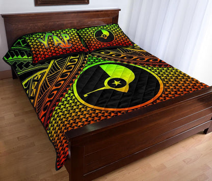 Polynesian Yap Quilt Bed Set - Reggae Vintage Polynesian Patterns
