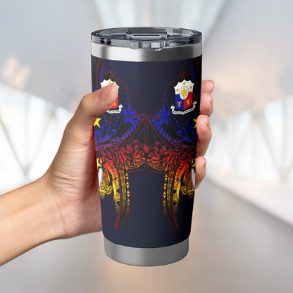 Philippines Filipinos Lapu-lapu Hero With Seal Filipinos Tribal Patterns Tumbler