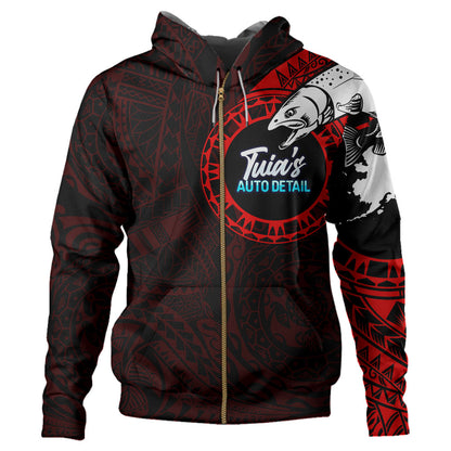 Polynesian Tattoo Style Hoodie Tuia's Auto Detail