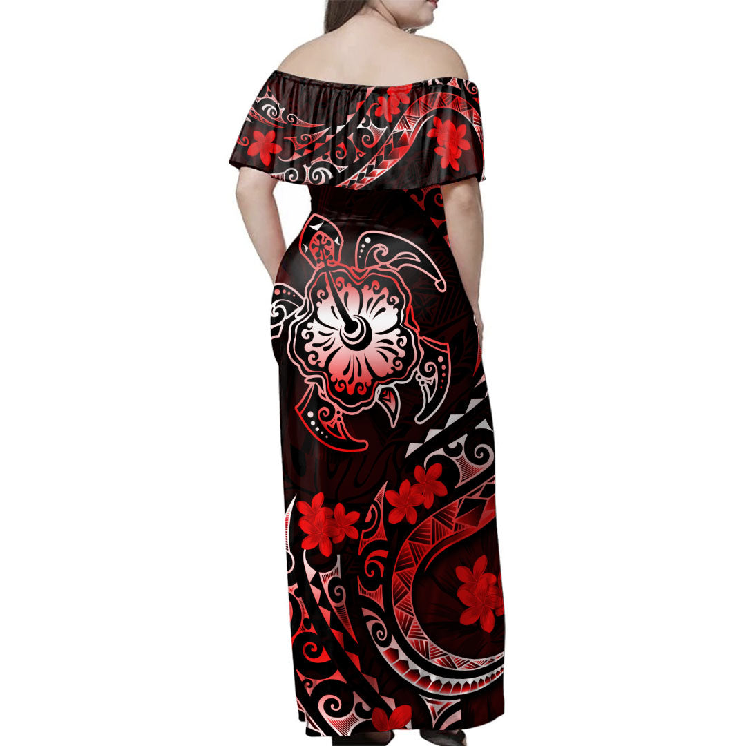 Hawaii Polynesian Combo Dress And Shirt Turtle Tribal Polynesia Tattoo Luxury Design