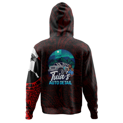 Polynesian Tattoo Style Hoodie Tuia's Auto Detail