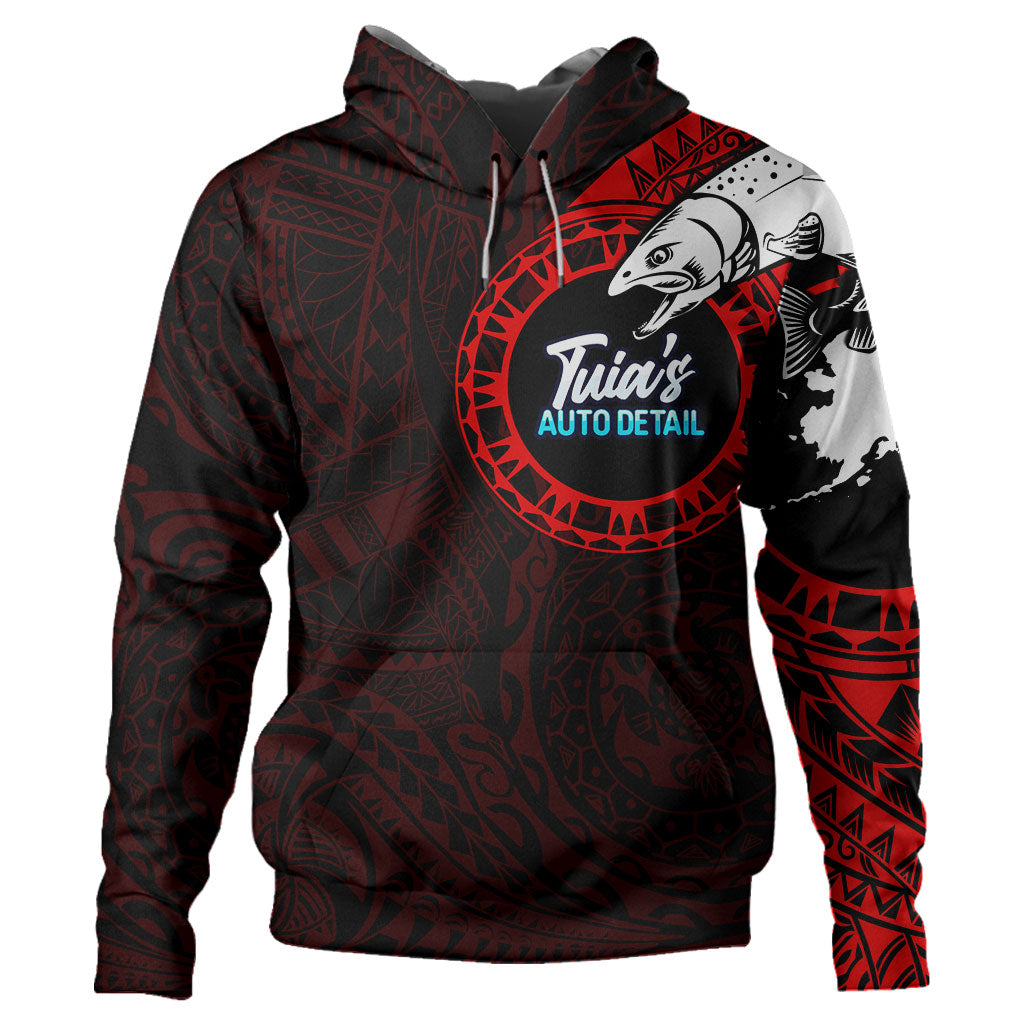 Polynesian Tattoo Style Hoodie Tuia's Auto Detail
