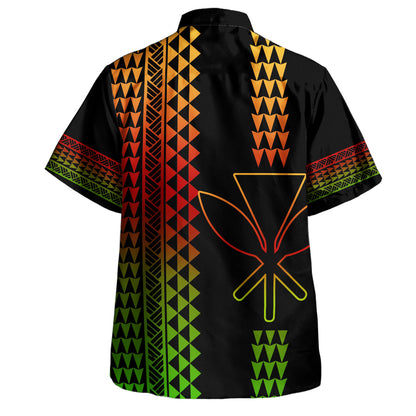 Hawaii Hawaiian Shirt Kanaka Maoli Vertical Pattern Modern Style