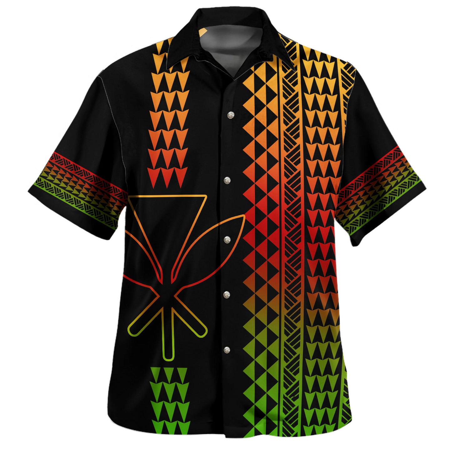 Hawaii Hawaiian Shirt Kanaka Maoli Vertical Pattern Modern Style
