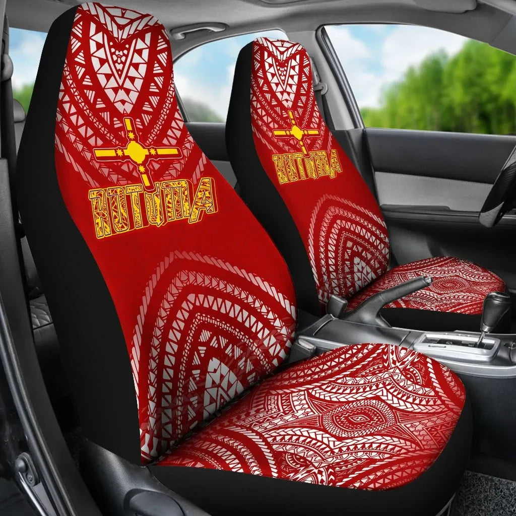 Rotuma Car Seat Covers - Rotuma Flag Melanesian Style