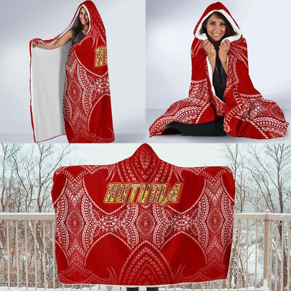 Rotuma Economy Hooded Blanket Melanesian Style