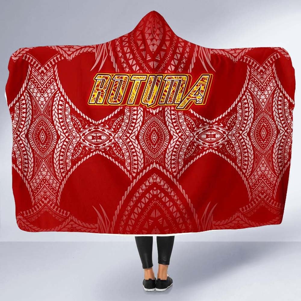 Rotuma Economy Hooded Blanket Melanesian Style