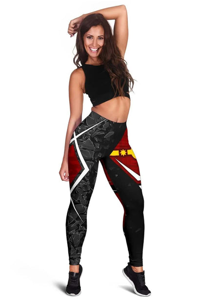 Rotuma Polynesian Legging - Rotuman Flag