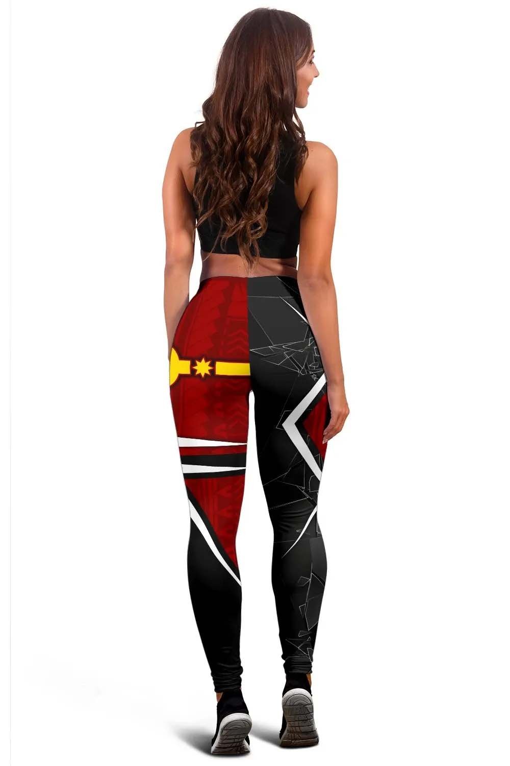 Rotuma Polynesian Legging - Rotuman Flag