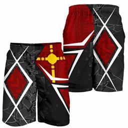Rotuma Polynesian Men Shorts - Rotuman Flag