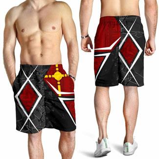 Rotuma Polynesian Men Shorts - Rotuman Flag