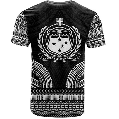 Samoa T-Shirt Ula Nifo Circle Pattern Design