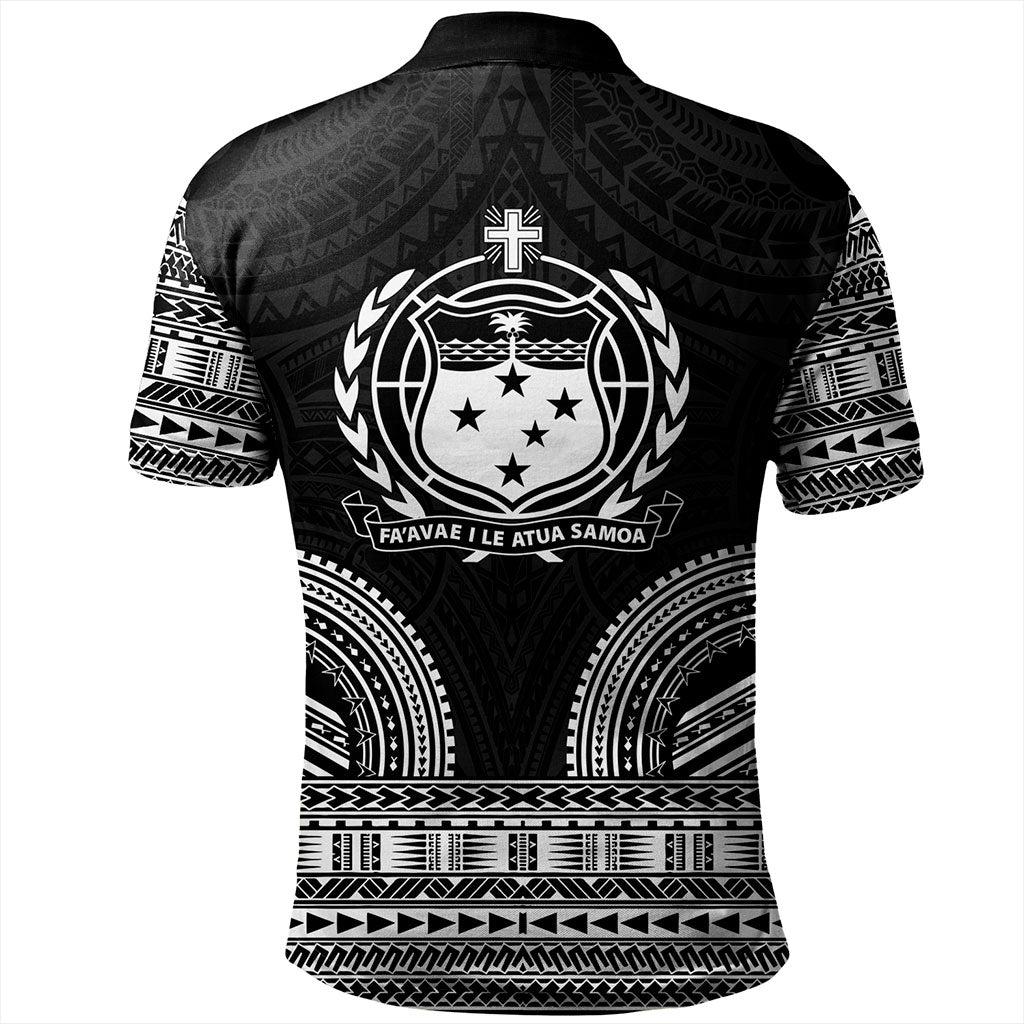Samoa Polo Shirt Ula Nifo Circle Pattern Design