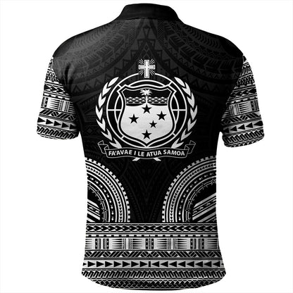 Samoa Polo Shirt Ula Nifo Circle Pattern Design