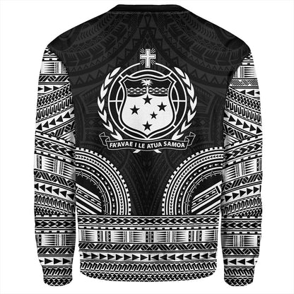 Samoa Sweatshirt Ula Nifo Circle Pattern Design