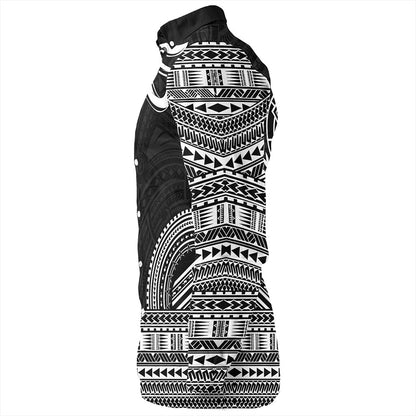 Samoa Long Sleeve Shirt Ula Nifo Circle Pattern Design