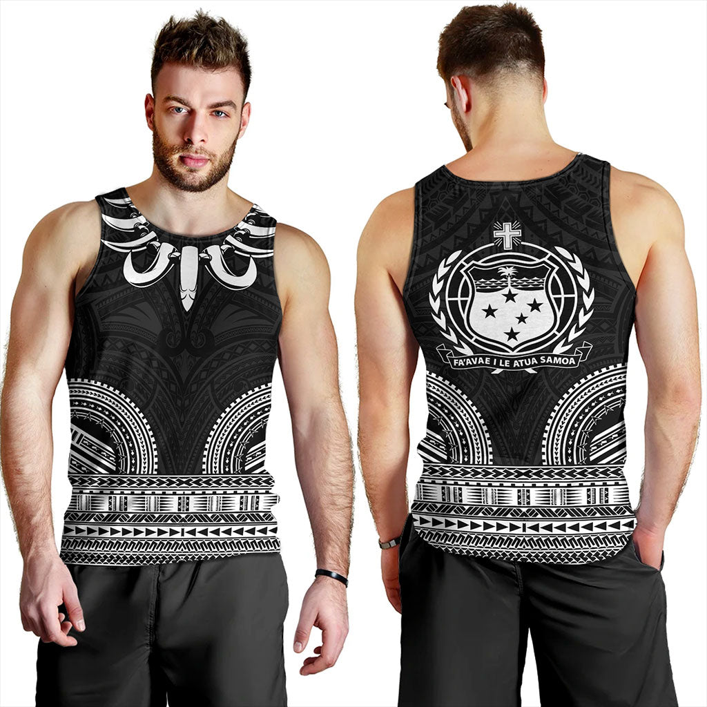 Samoa Tank Top Ula Nifo Circle Pattern Design