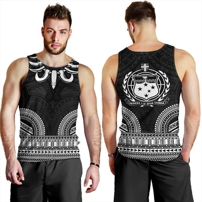 Samoa Tank Top Ula Nifo Circle Pattern Design