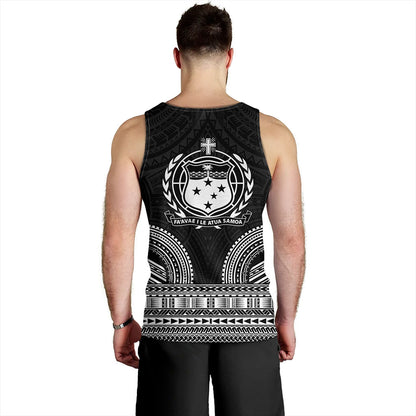 Samoa Tank Top Ula Nifo Circle Pattern Design