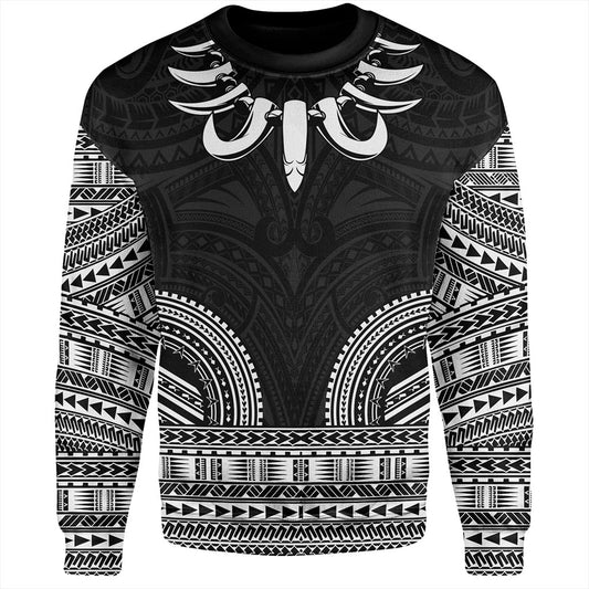 Samoa Sweatshirt Ula Nifo Circle Pattern Design