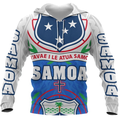 Samoa All Over Hoodie - Coat Of Arm