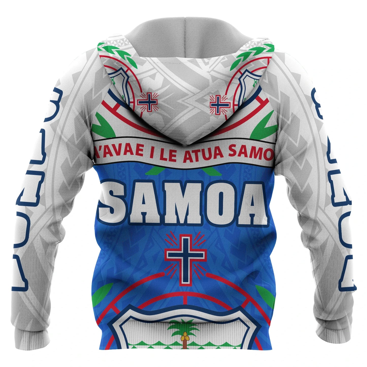 Samoa All Over Hoodie - Coat Of Arm