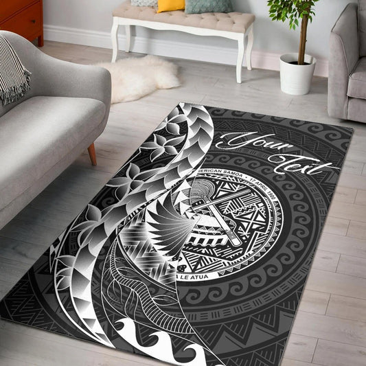 American Samoa Area Rug - Custom Personalised Polynesian Pattern Style