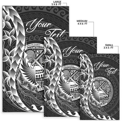 American Samoa Area Rug - Custom Personalised Polynesian Pattern Style