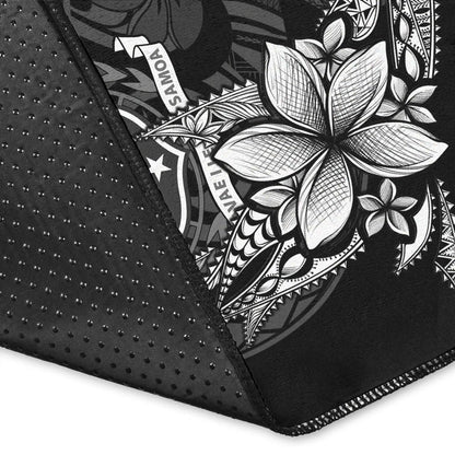 Samoa Area Rug - Fish With Plumeria Flowers Style