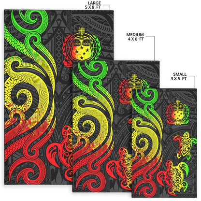 Samoa Area Rug - Reggae Tentacle Turtle