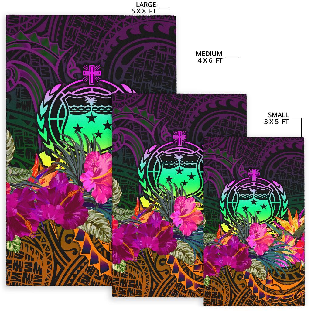 Samoa Area Rug - Summer Hibiscus