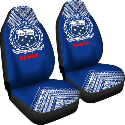 Samoa Car Seat Cover - Samoa Coat Of Arms Athletic Style