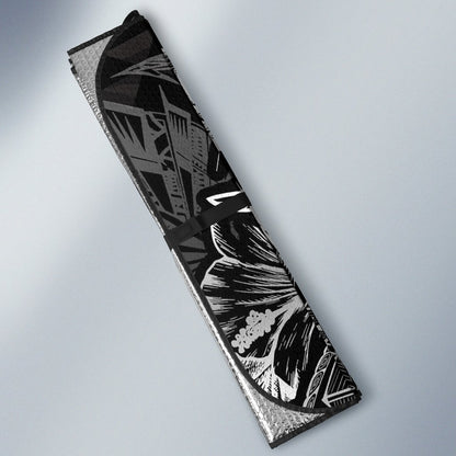 Samoa Auto Sun Shades Turtle Hibiscus White