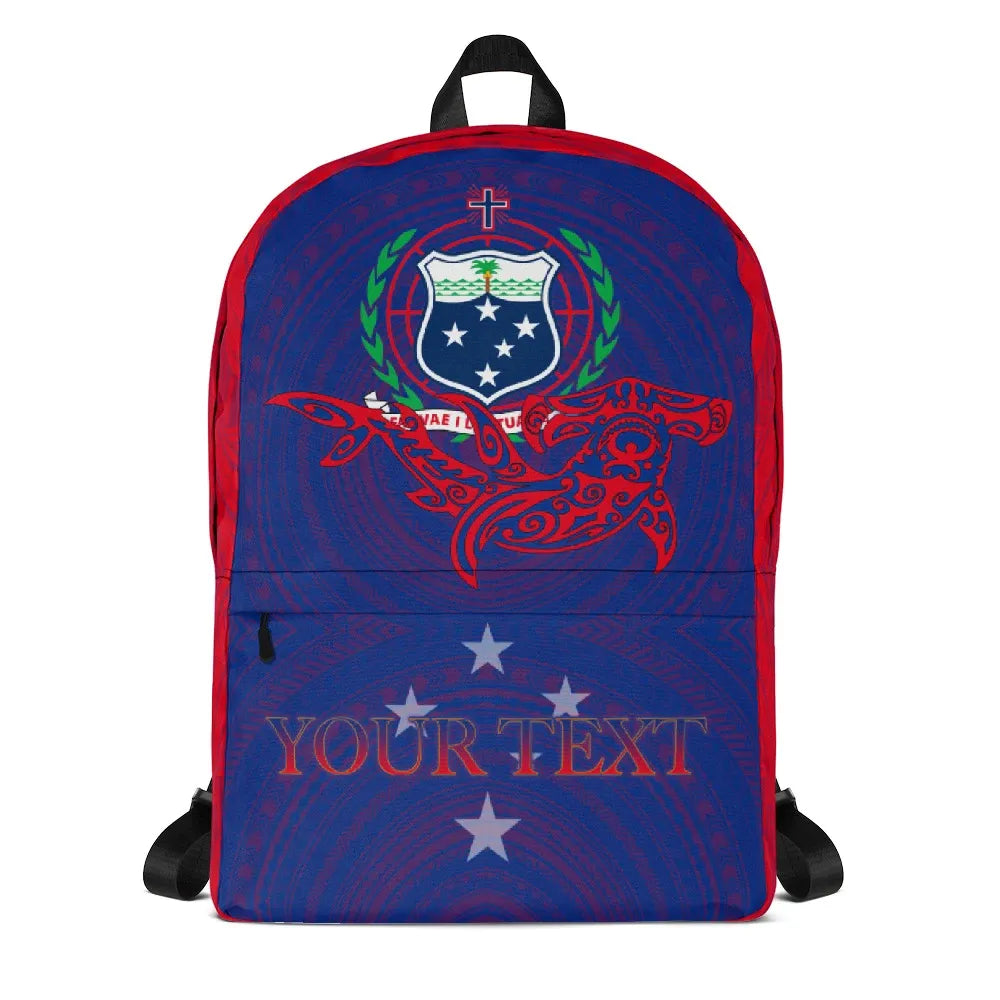 Samoa Backpack - Custom Shark With Coat Of Arms