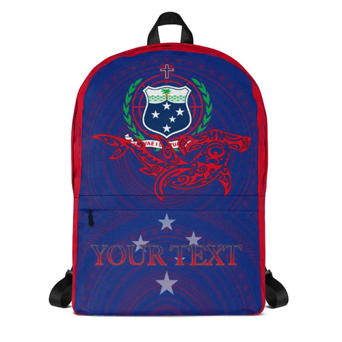 Samoa Backpack - Custom Shark With Coat Of Arms