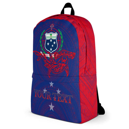 Samoa Backpack - Custom Shark With Coat Of Arms