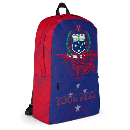Samoa Backpack - Custom Shark With Coat Of Arms