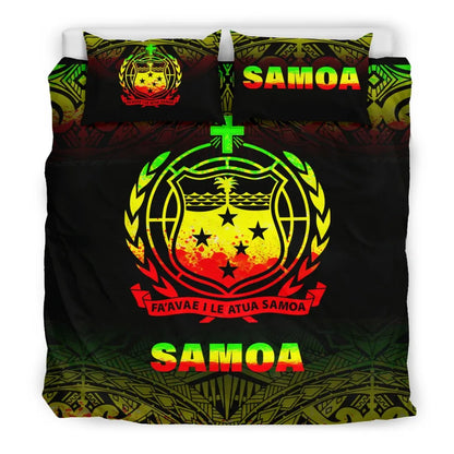 Samoa Duvet Cover Set - Reggae Fog Style